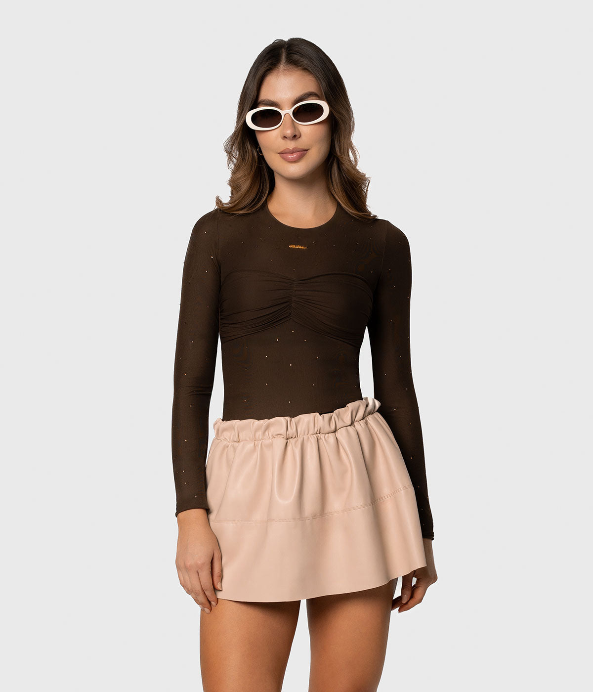 Falda Cuero Amarenna