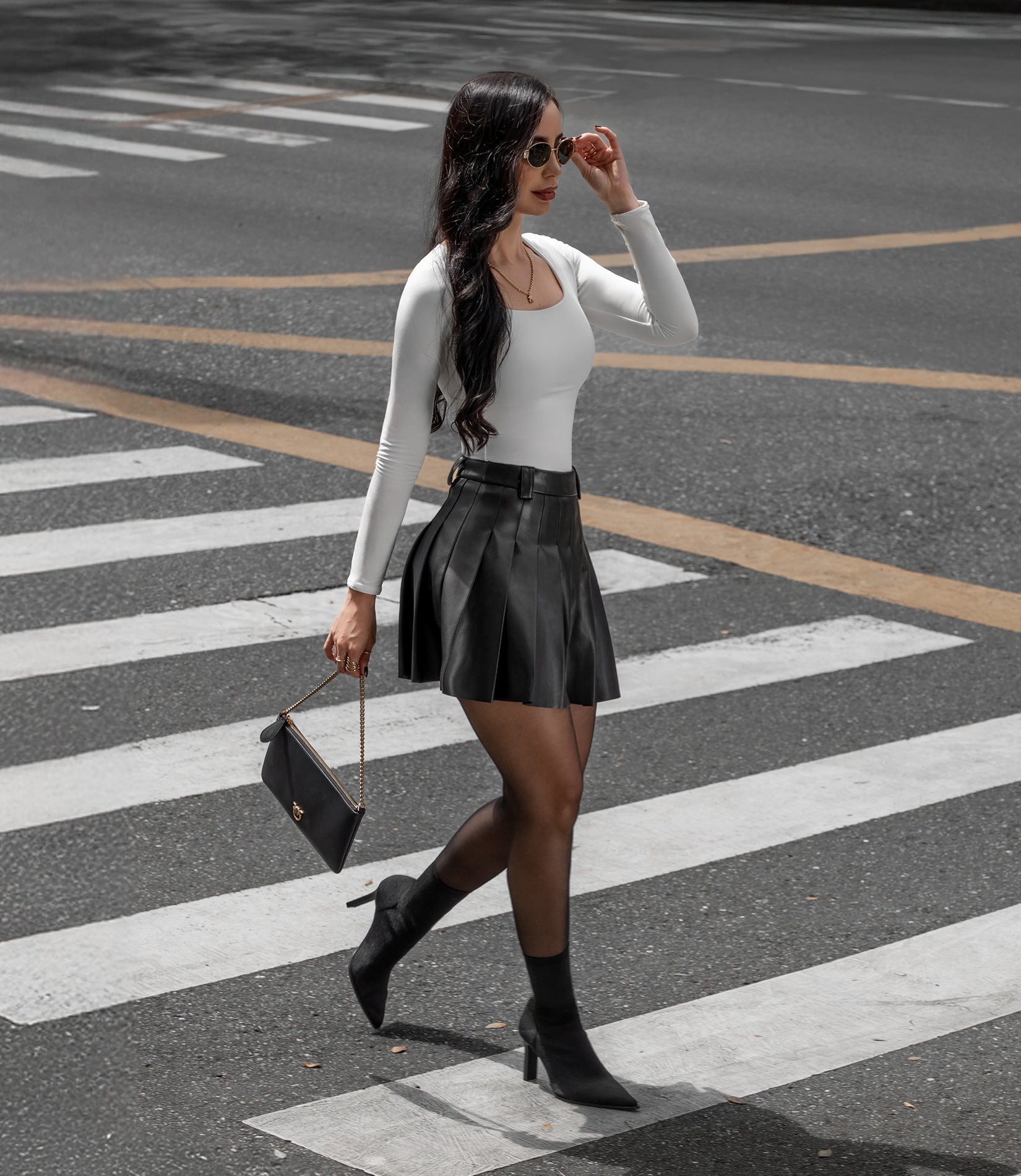 Falda Cuero Modena