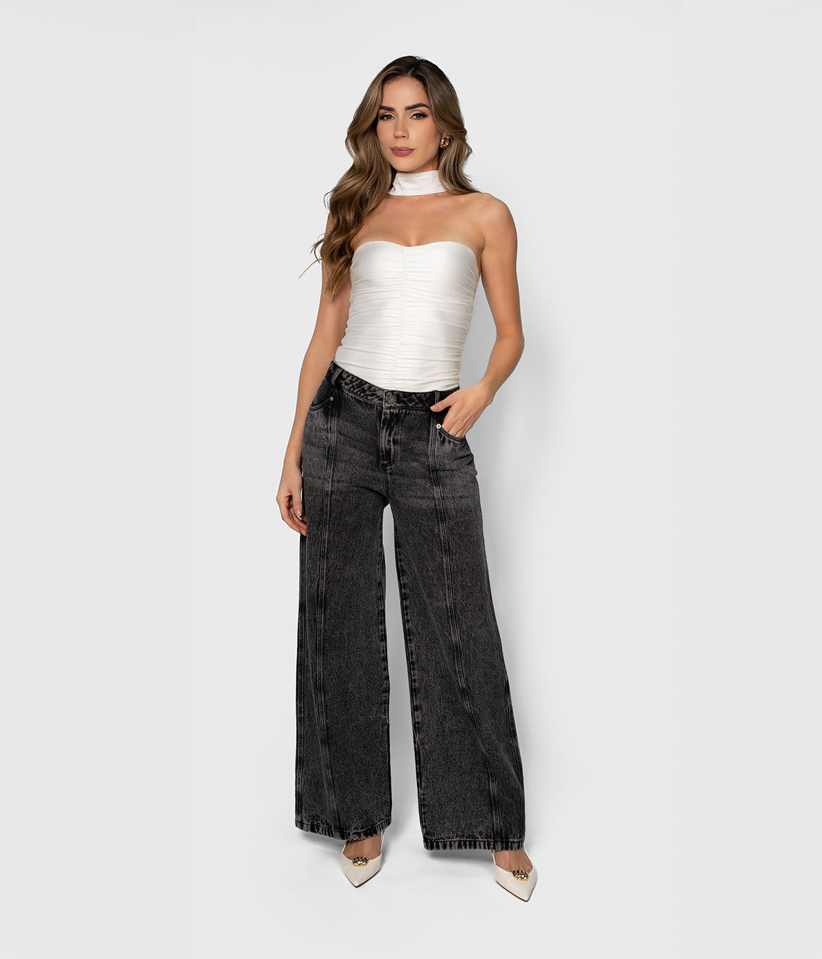 Pantalon Denim Gallene