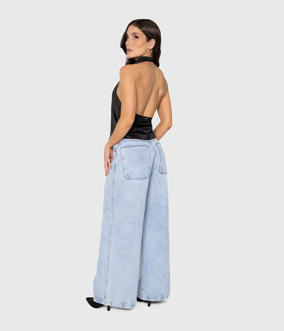 Pantalon Denim Azul